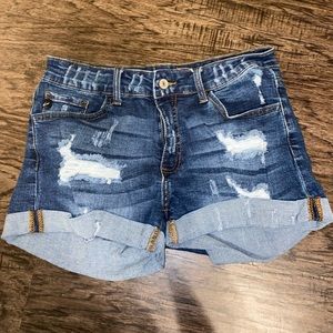 Womens kancan denim shorts